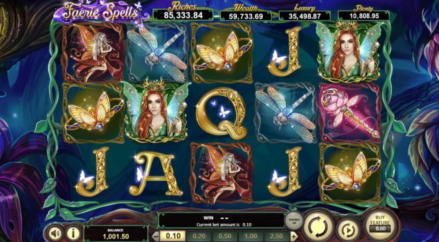 Faerie Spells online slot: a magical adventure in the world of fairies